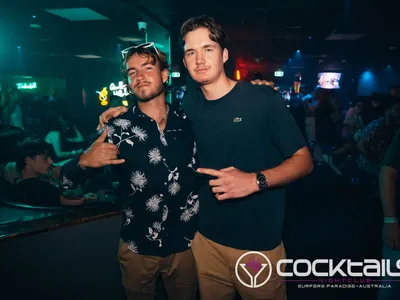 A professional photo of guests enjoying themselves at Cocktails Nightclub from our gallery.