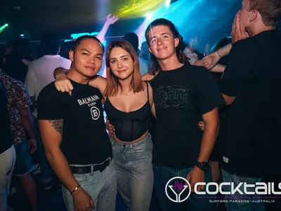 A professional photo of guests enjoying themselves at Cocktails Nightclub from our gallery.