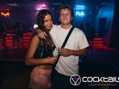 A professional photo of guests enjoying themselves at Cocktails Nightclub from our gallery.