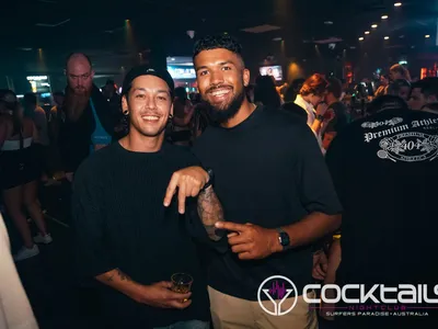 A professional photo of guests enjoying themselves at Cocktails Nightclub from our gallery.