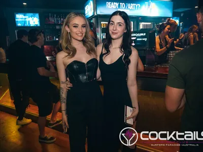 A professional photo of guests enjoying themselves at Cocktails Nightclub from our gallery.