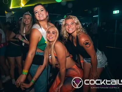 A professional photo of guests enjoying themselves at Cocktails Nightclub from our gallery.