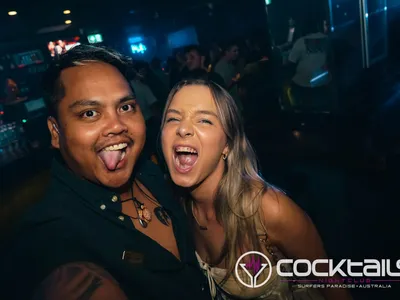 A professional photo of guests enjoying themselves at Cocktails Nightclub from our gallery.