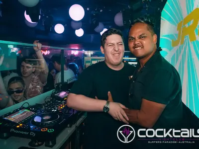 A professional photo of guests enjoying themselves at Cocktails Nightclub from our gallery.