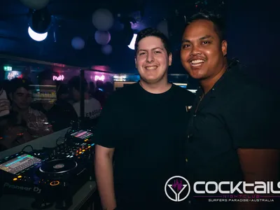 A professional photo of guests enjoying themselves at Cocktails Nightclub from our gallery.