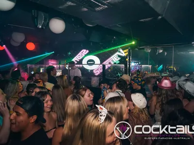 A professional photo of guests enjoying themselves at Cocktails Nightclub from our gallery.