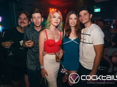 A professional photo of guests enjoying themselves at Cocktails Nightclub from our gallery.