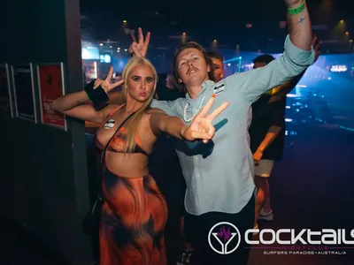 A professional photo of guests enjoying themselves at Cocktails Nightclub from our gallery.