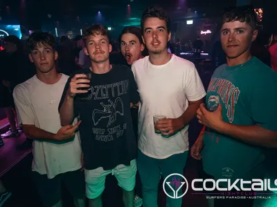 A professional photo of guests enjoying themselves at Cocktails Nightclub from our gallery.