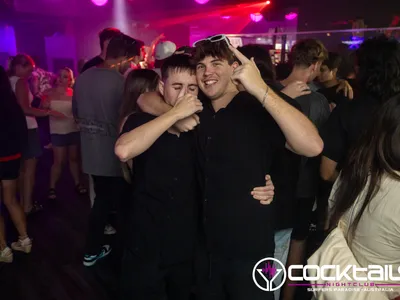 A professional photo of guests enjoying themselves at Cocktails Nightclub from our gallery.