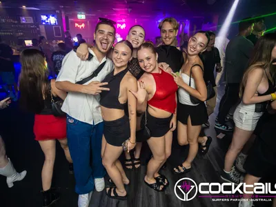 A professional photo of guests enjoying themselves at Cocktails Nightclub from our gallery.