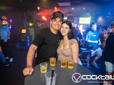 A professional photo of guests enjoying themselves at Cocktails Nightclub from our gallery.