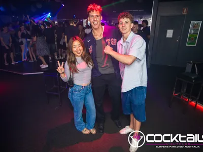 A professional photo of guests enjoying themselves at Cocktails Nightclub from our gallery.