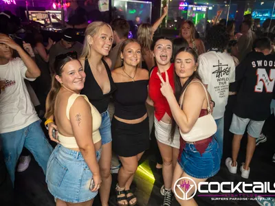 A professional photo of guests enjoying themselves at Cocktails Nightclub from our gallery.