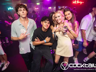 A professional photo of guests enjoying themselves at Cocktails Nightclub from our gallery.