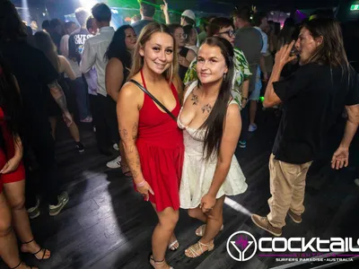 A professional photo of guests enjoying themselves at Cocktails Nightclub from our gallery.