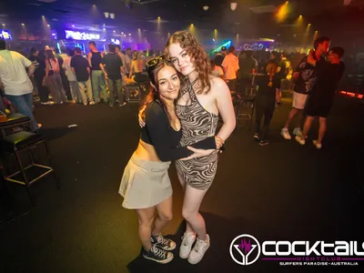 A professional photo of guests enjoying themselves at Cocktails Nightclub from our gallery.