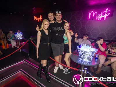 A professional photo of guests enjoying themselves at Cocktails Nightclub from our gallery.