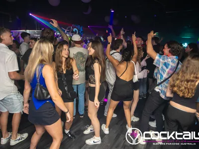 A professional photo of guests enjoying themselves at Cocktails Nightclub from our gallery.