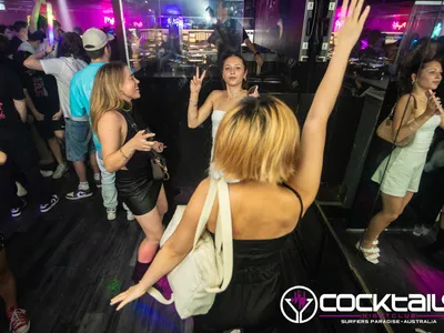 A professional photo of guests enjoying themselves at Cocktails Nightclub from our gallery.