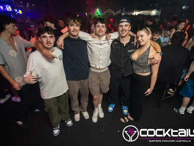 A professional photo of guests enjoying themselves at Cocktails Nightclub from our gallery.