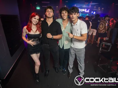 A professional photo of guests enjoying themselves at Cocktails Nightclub from our gallery.