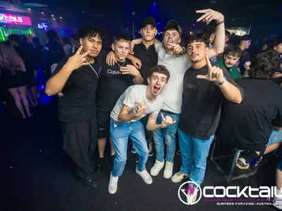 A professional photo of guests enjoying themselves at Cocktails Nightclub from our gallery.