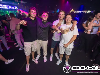 A professional photo of guests enjoying themselves at Cocktails Nightclub from our gallery.