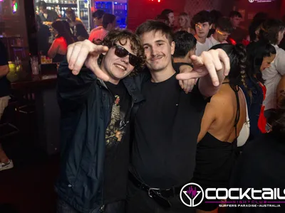 A professional photo of guests enjoying themselves at Cocktails Nightclub from our gallery.