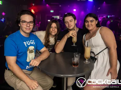 A professional photo of guests enjoying themselves at Cocktails Nightclub from our gallery.