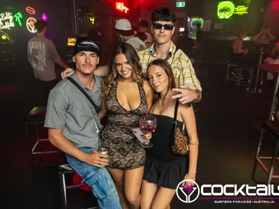 A professional photo of guests enjoying themselves at Cocktails Nightclub from our gallery.