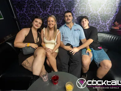 A professional photo of guests enjoying themselves at Cocktails Nightclub from our gallery.