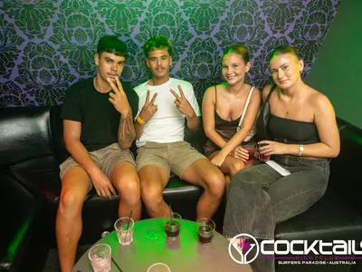 A professional photo of guests enjoying themselves at Cocktails Nightclub from our gallery.