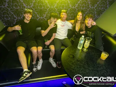 A professional photo of guests enjoying themselves at Cocktails Nightclub from our gallery.