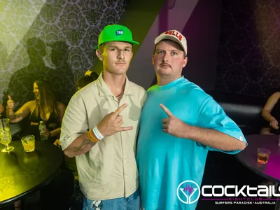 A professional photo of guests enjoying themselves at Cocktails Nightclub from our gallery.