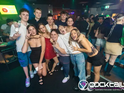 A professional photo of guests enjoying themselves at Cocktails Nightclub from our gallery.