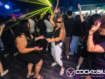 A professional photo of guests enjoying themselves at Cocktails Nightclub from our gallery.