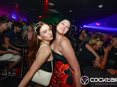 A professional photo of guests enjoying themselves at Cocktails Nightclub from our gallery.