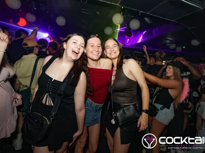 A professional photo of guests enjoying themselves at Cocktails Nightclub from our gallery.