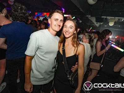 A professional photo of guests enjoying themselves at Cocktails Nightclub from our gallery.