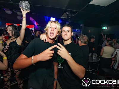 A professional photo of guests enjoying themselves at Cocktails Nightclub from our gallery.