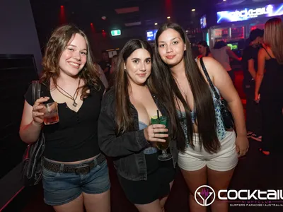 A professional photo of guests enjoying themselves at Cocktails Nightclub from our gallery.