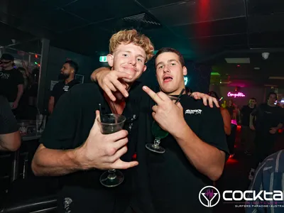 A professional photo of guests enjoying themselves at Cocktails Nightclub from our gallery.