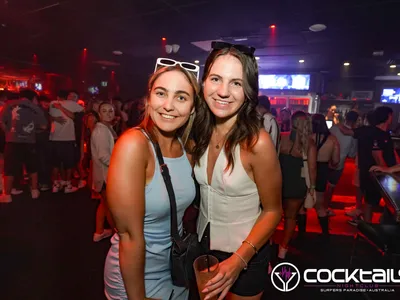 A professional photo of guests enjoying themselves at Cocktails Nightclub from our gallery.