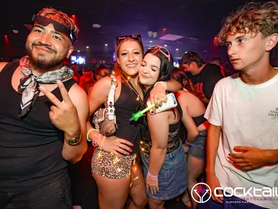 A professional photo of guests enjoying themselves at Cocktails Nightclub from our gallery.