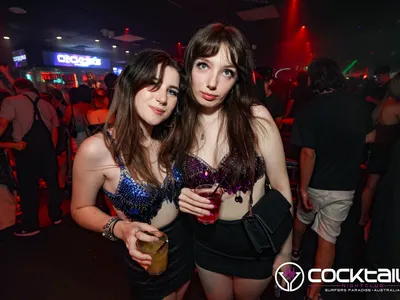 A professional photo of guests enjoying themselves at Cocktails Nightclub from our gallery.