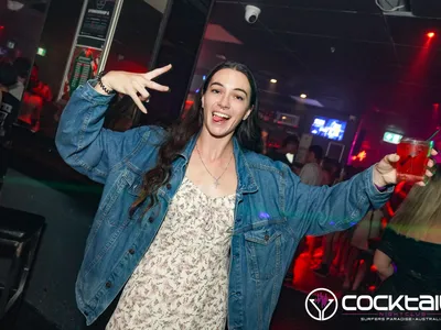 A professional photo of guests enjoying themselves at Cocktails Nightclub from our gallery.