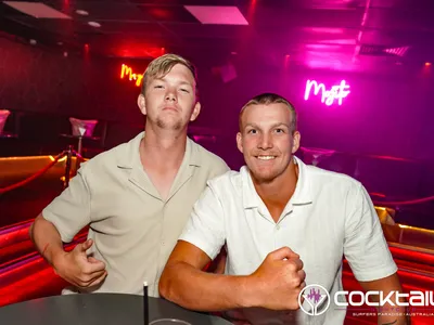 A professional photo of guests enjoying themselves at Cocktails Nightclub from our gallery.