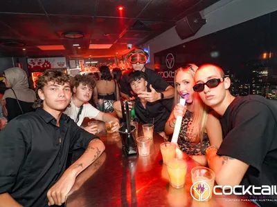 A professional photo of guests enjoying themselves at Cocktails Nightclub from our gallery.