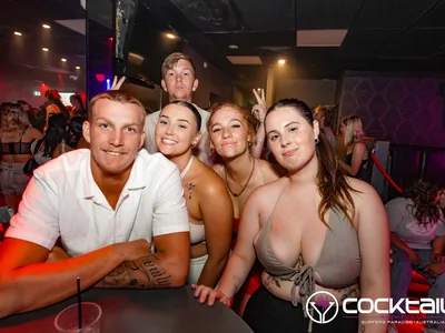 A professional photo of guests enjoying themselves at Cocktails Nightclub from our gallery.